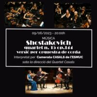 Centre i Teatre de Sarrià - L'Art de la Fuga de J. S. Bach, interpretada pel Quartet Casals