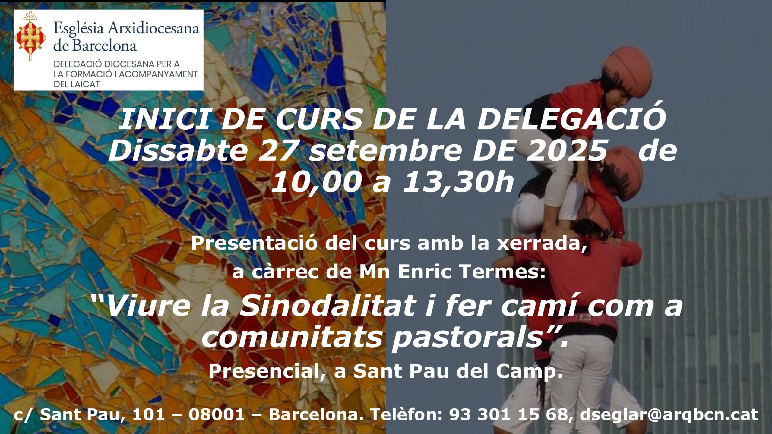 INICI DE CURS DE LA DELEGACIÓ LAÏCAL – 27 Setembre 2025