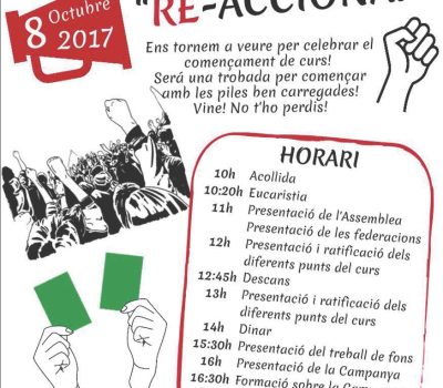 JOVENTUT OBRERA CRISTIANA – CELEBRACIÓ DE L’ASSEMBLEA NACIONAL