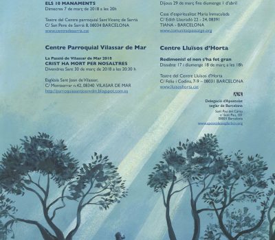 QUARESMA ALS CENTRES CULTURALS I PARROQUIALS