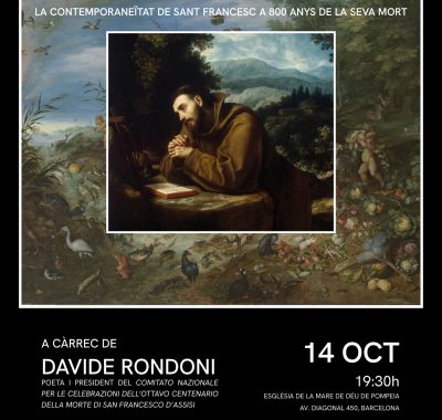 COMUNIÓ I ALLIBERAMENT – 14 D’OCTUBRE 19:30H