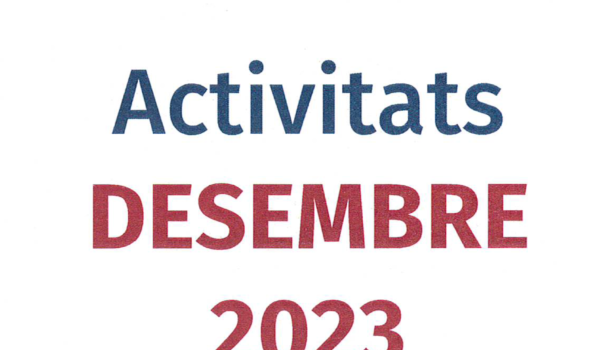 LLUÏSOS D’HORTA – Activitats Desembre 2023